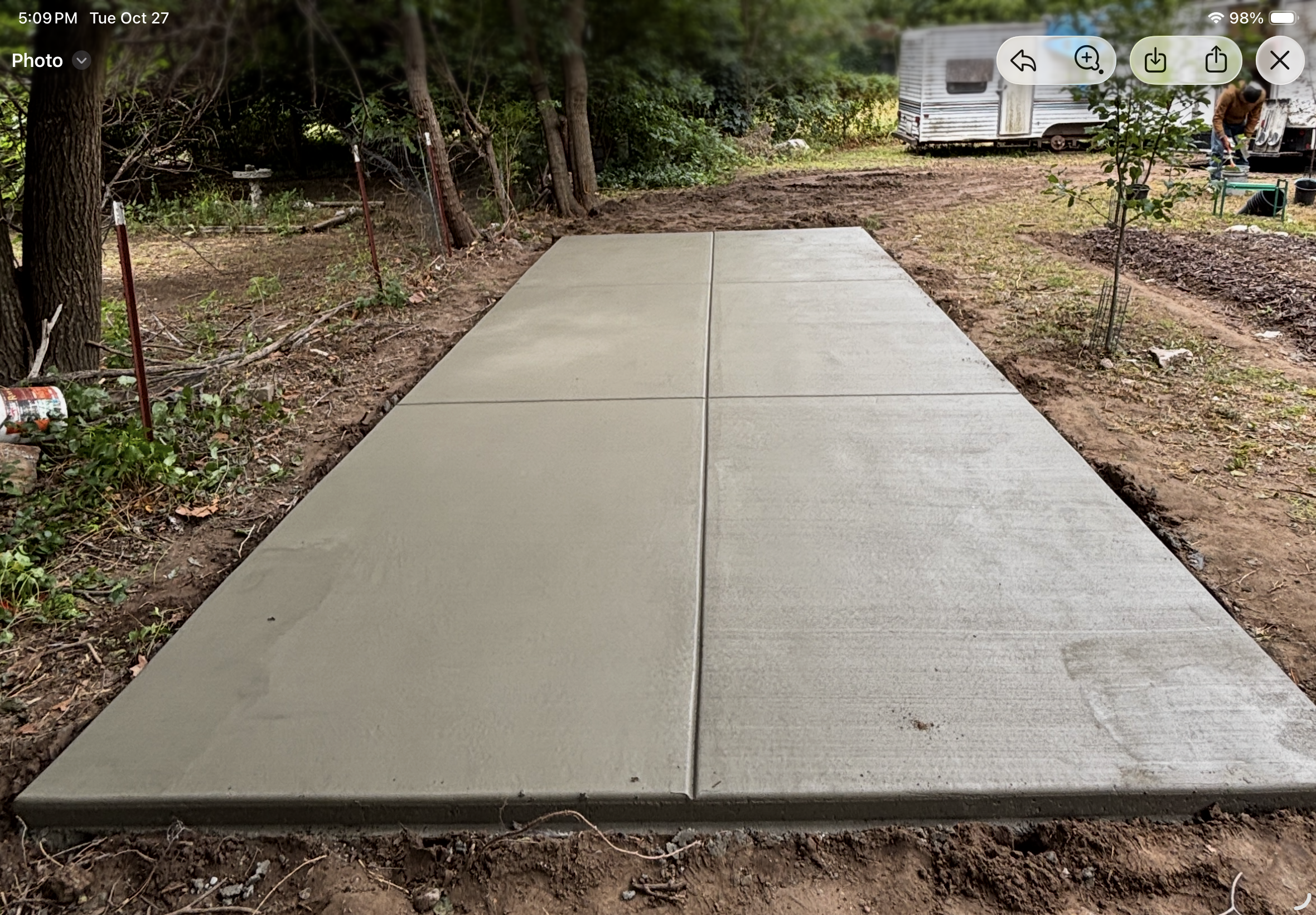 Completed concrete project 3